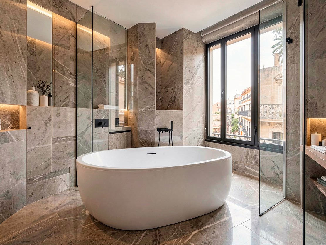 Reforma de baño en piso